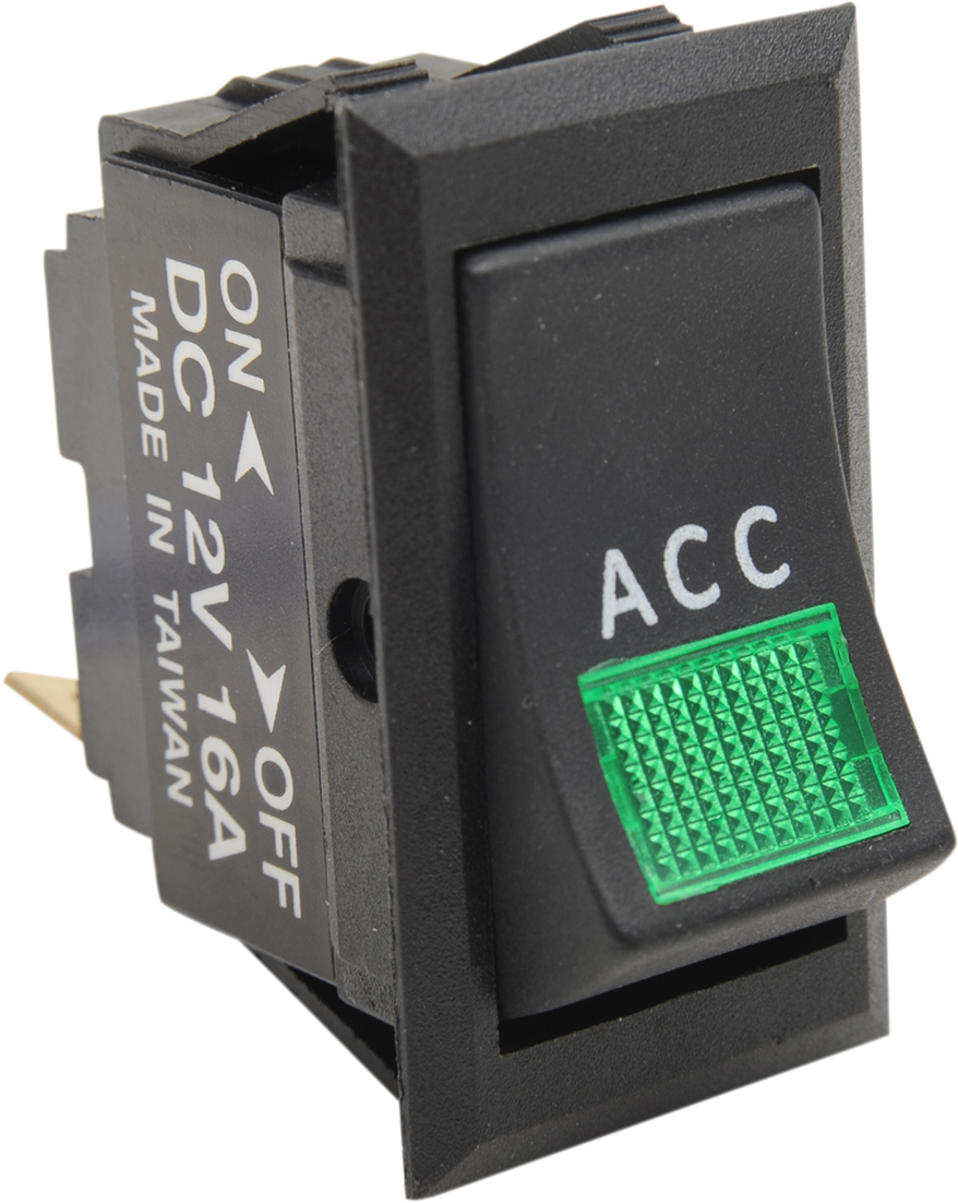 Drag Specialties Black Rocker Toggle Switch 94-95 Harley - Drag Specialties Accessory Rocker Switch Toggle 89-95flt (878x1102), Png Download