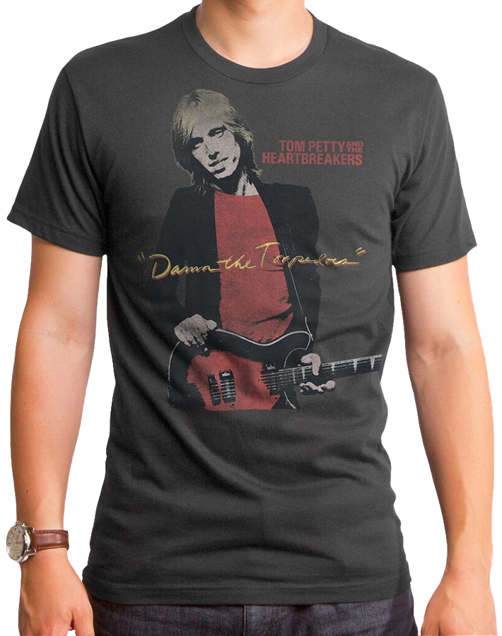 Damn The Torpedoes Tom Petty T-shirt - Official Tom Petty And The Heartbreakers Damn (710x900), Png Download