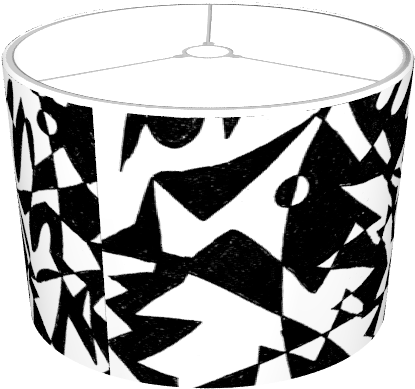Swirl - Lampshade (674x516), Png Download
