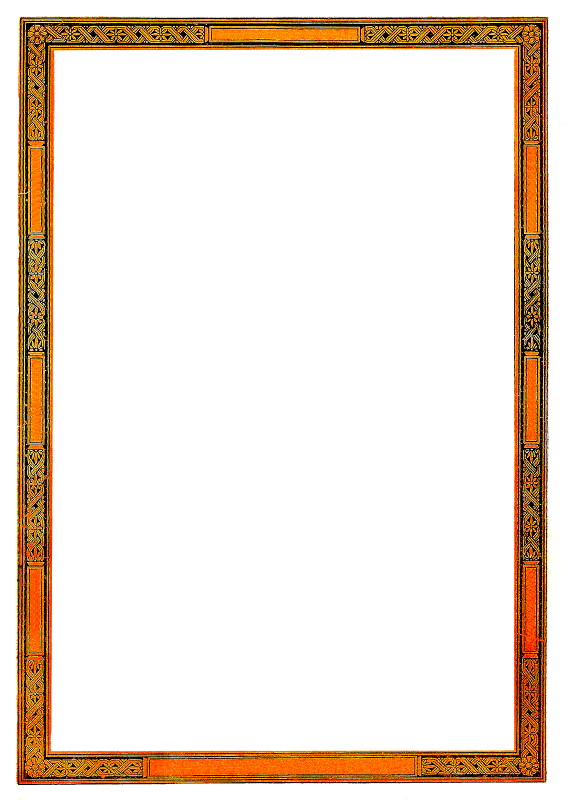 Digital Frame Clip Art - Picture Frame (1134x1600), Png Download