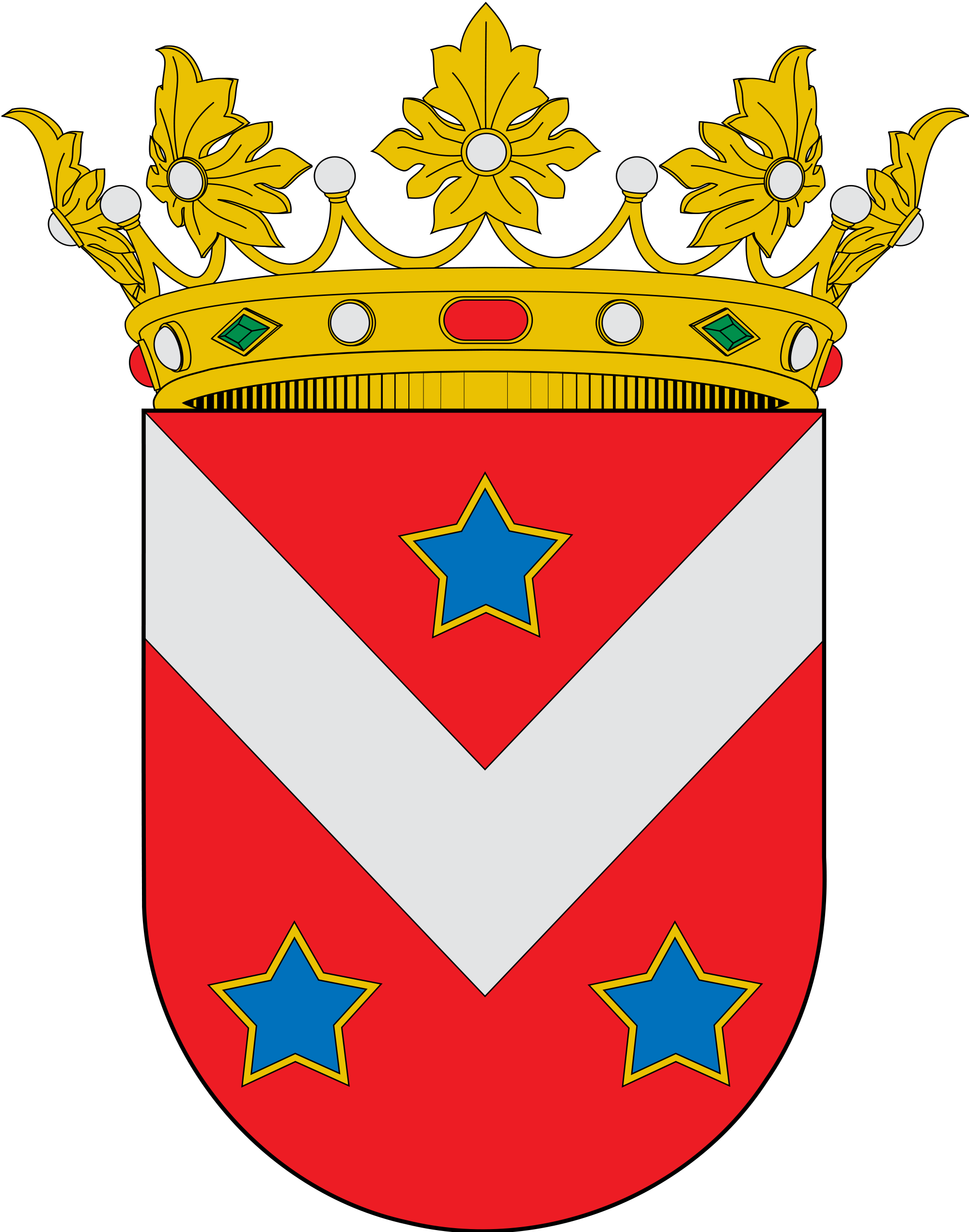 Open - Escudo Villanueva De Gallego (2000x2544), Png Download
