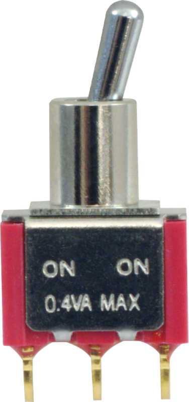 Carling, Mini Toggle, Spdt, On-on, Pc Mount, - Switch Carling Mini Toggle Spdt (376x800), Png Download