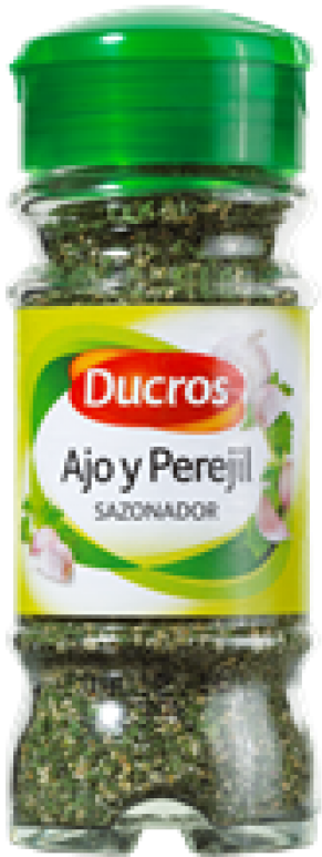 Sazonador Ajo Perejil Ducros - Ducros Ajo Y Perejil (310x800), Png Download