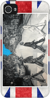 The Beatles Abbey Road Case For Iphone 4/4s - Iphone (300x400), Png Download