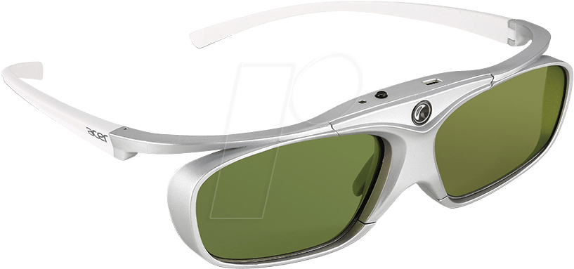 Acer Dlp 3d Shutter Glasses Acer Mc - Acer - E4w Dlp - 3d Glasses - Active Shutter - White, (829x394), Png Download