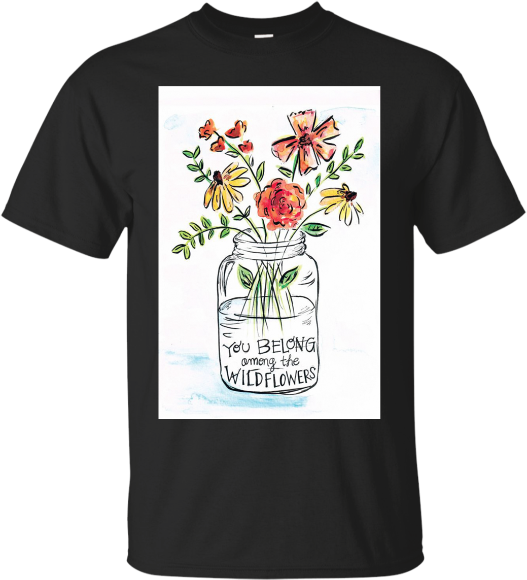 You Belong Among The Flowers (1155x1155), Png Download