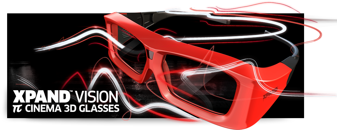 Pi Cinema 3d Glasses - Polarized 3d System (1200x466), Png Download