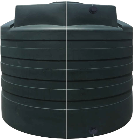 2650 Gallon Water Storage Tank - Water (518x530), Png Download