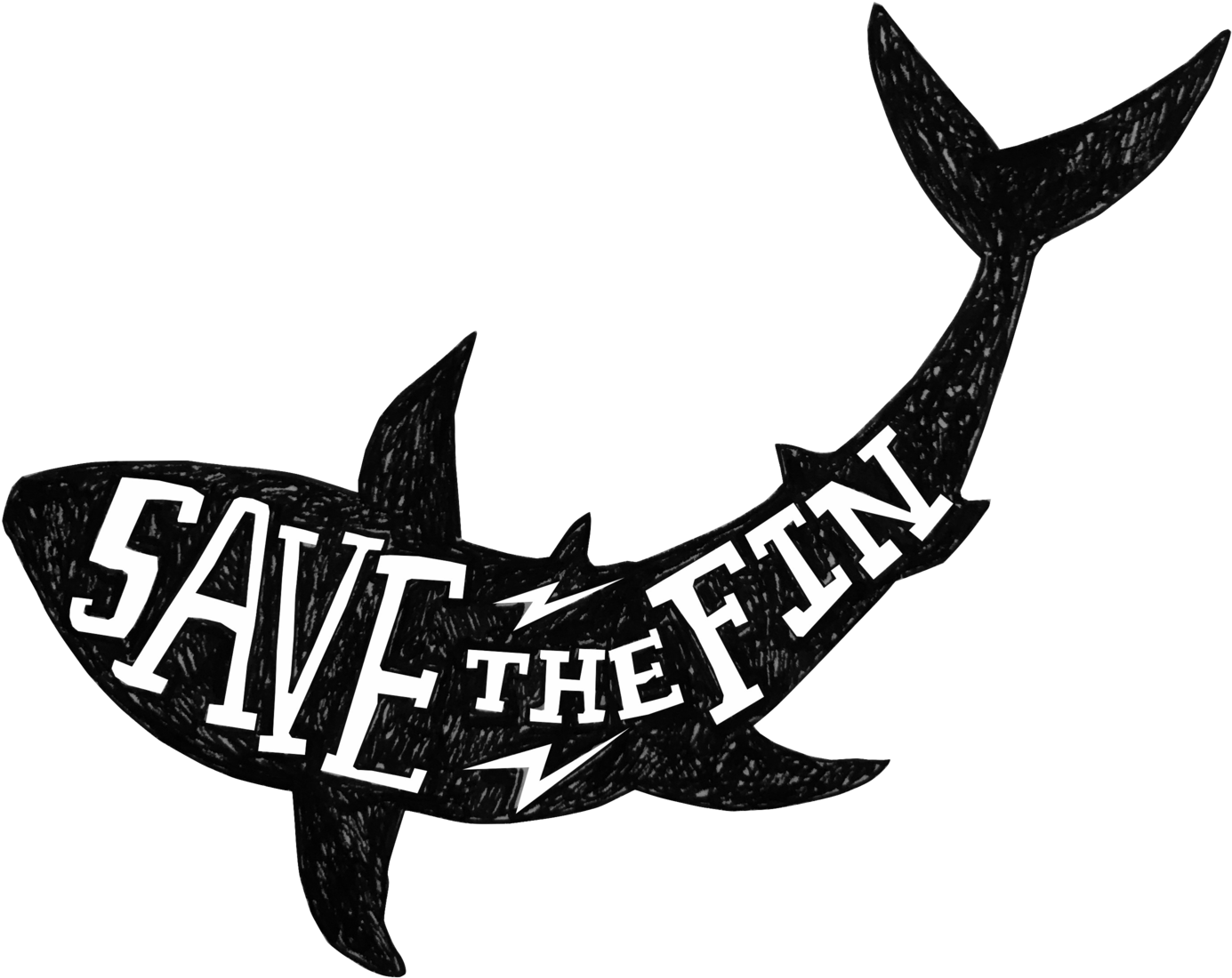 Shark Png Transparent - Save The Sharks Transparent (1500x1190), Png Download