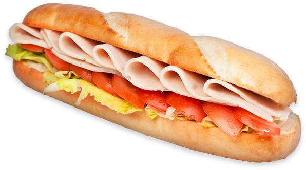 Turkey Club Sub - Gabriel Pizza (640x400), Png Download