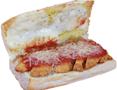 Chicken Parmesan - Chicken Parmigiana (600x300), Png Download