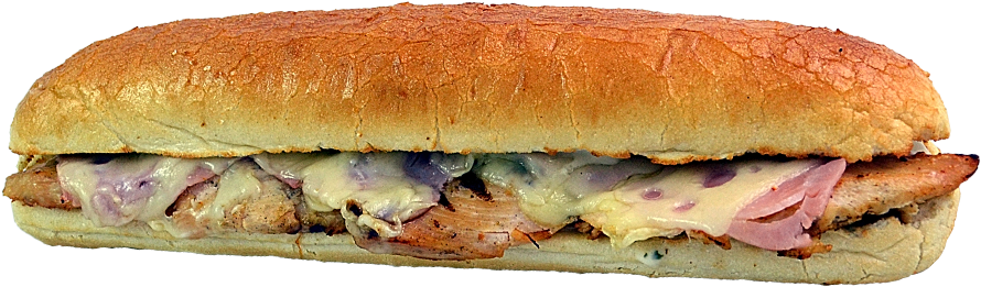 Chicken Cordon Bleu Sub - Fast Food (936x380), Png Download