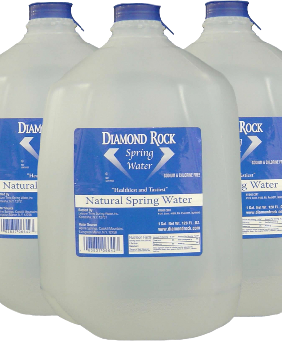 1 Gallon Bottle 6 Per Case - 3.8l Plastic Water Bottle W/handle (570x708), Png Download