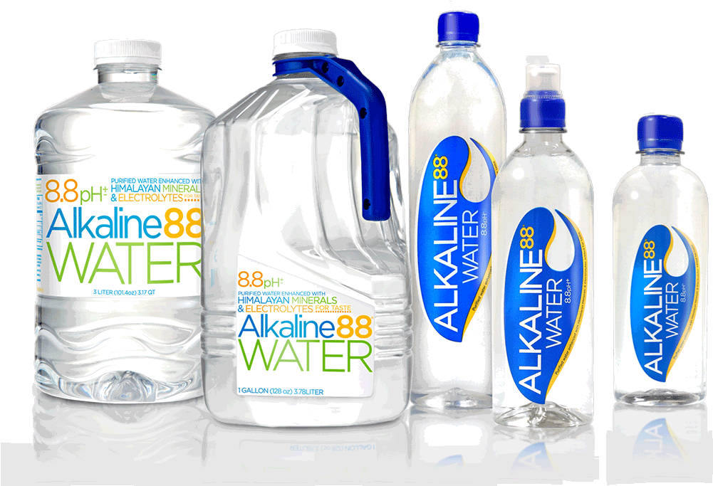 Alkaline Water Product Line - Alkaline Water, 8.8 Ph+ - 33.8 Oz (1000x691), Png Download