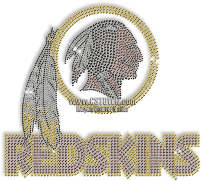 Sparkling Red Indian Rhinestone Iron On Transfer Pattern - Cross-stitch (450x450), Png Download