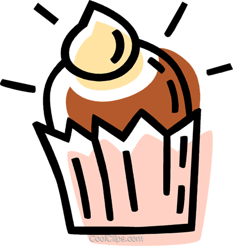 Cupcake Royalty Free Vector Clip Art Illustration - Clip Art (454x480), Png Download