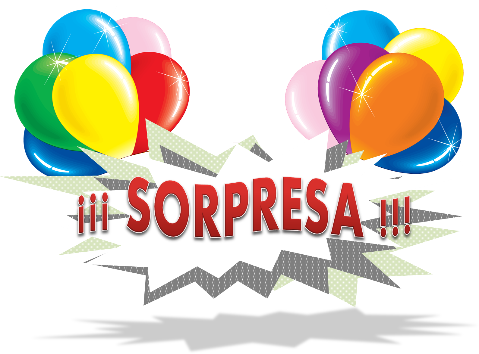 La Primera Fiesta Sorpresa De Mi Vida - Balloon Company (1600x1184), Png Download