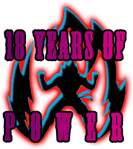 Majin Planet 18 Years Of Power - Graphic Design (434x486), Png Download