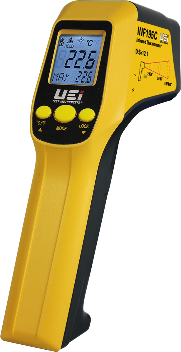 Juglugger - Uei Test Instruments Inf195c-nist 12-1 Infrared Thermometer (1200x1200), Png Download