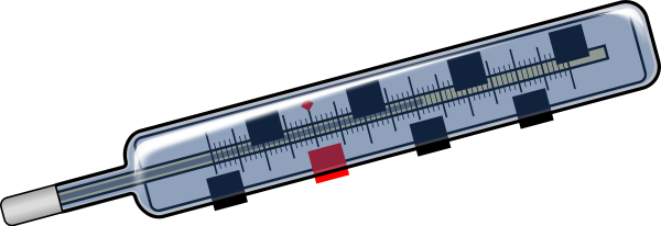 Thermometer Clipart Png - Thermometer (600x206), Png Download