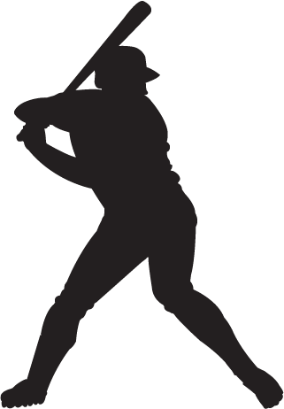 Baseball Player Clipart Free (321x462), Png Download