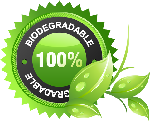 Productos Biodegradables - 100% Biodegradable Logo Png (500x402), Png Download