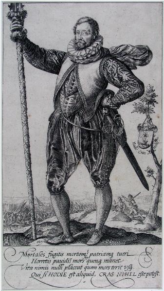 Hendrick Goltzius, Piekenier - Sketch (1197x594), Png Download