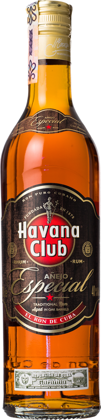 Mejores Bares En Panama - Havana Club Anejo Especial 70cl Bottle (200x832), Png Download