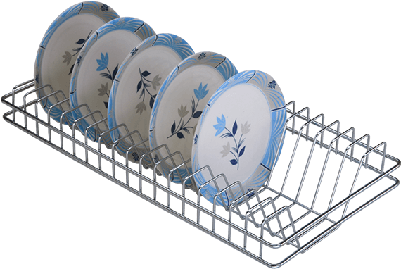 Ss Plate Rack, Stainless Steel Plate Basket, Stainless - Stainless Steel (600x600), Png Download