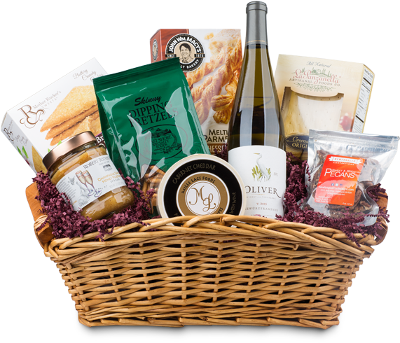 Snack Attack Gewürztraminer - Gift Basket (600x600), Png Download