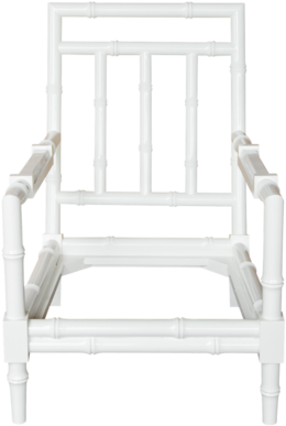 Hanover Bamboo Chair - Chair (344x480), Png Download