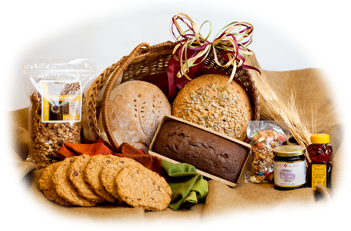 Basket Of Gratitude $76 - Bread Hamper (1200x800), Png Download