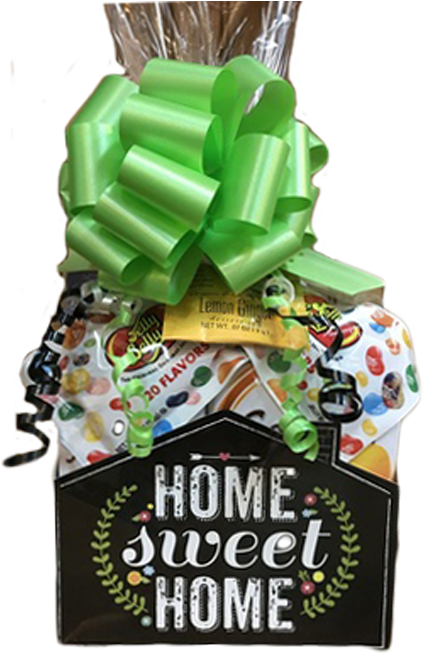 Gift Baskets - Nashville Wraps 6 Pack Chalkboard Home Sweet Home Cards (500x667), Png Download