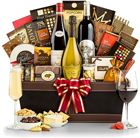 6 December Paste Food Gallery Gift Baskets Cc - Luxury Wine Gift Baskets (450x446), Png Download