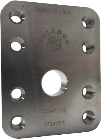 13 Mm Offset Threaded Plate, Aluminum - Prosthesis (500x500), Png Download