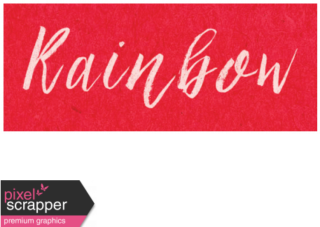 Rainbow Word Art - Apples Wordart (456x456), Png Download