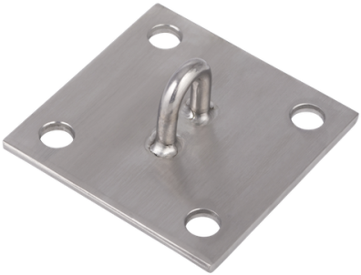 Horizontal Wall Plates In Stainless Steel - Wood (500x500), Png Download