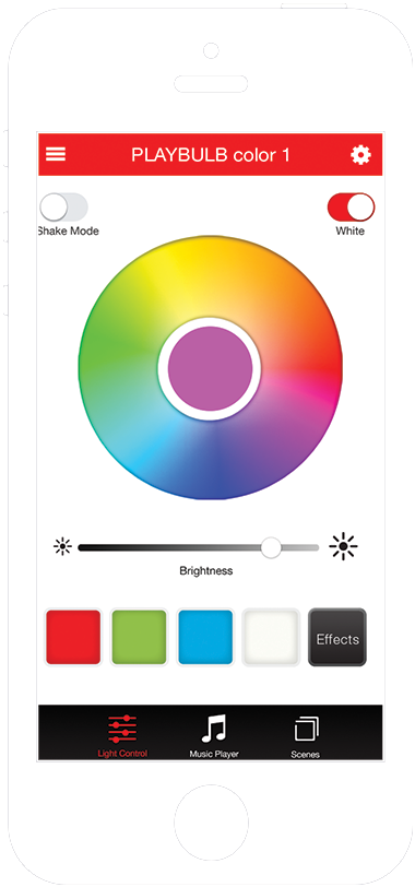 4 Effects - Mipow Playbulb Smart Bluetooth - White Led Bulb (416x842), Png Download