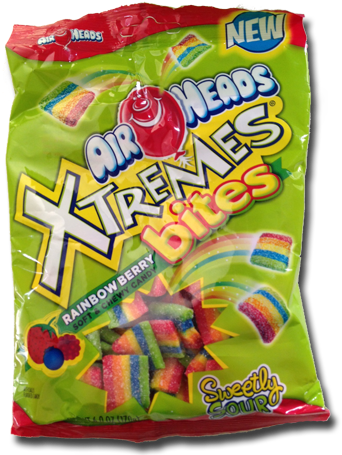 Who Doesn't Like Rainbows They Must Taste Wonderful - Air Heads Xtreme Bites Rainbow Berry (360x460), Png Download