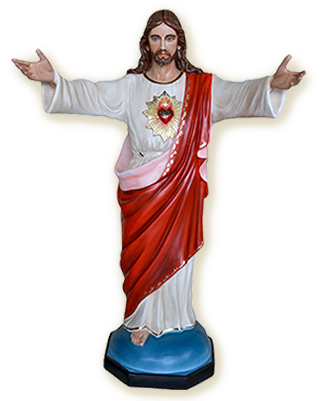 Sacro Cuore Di Gesù Cm - Jesus (350x400), Png Download