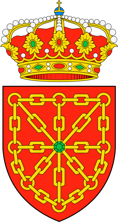 Escudo De Navarra - Sma 15 Semarang (420x792), Png Download