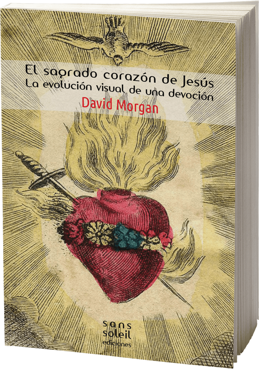 El Sagrado Corazón De Jesús - Burning Heart Religious Symbol (1605x1596), Png Download