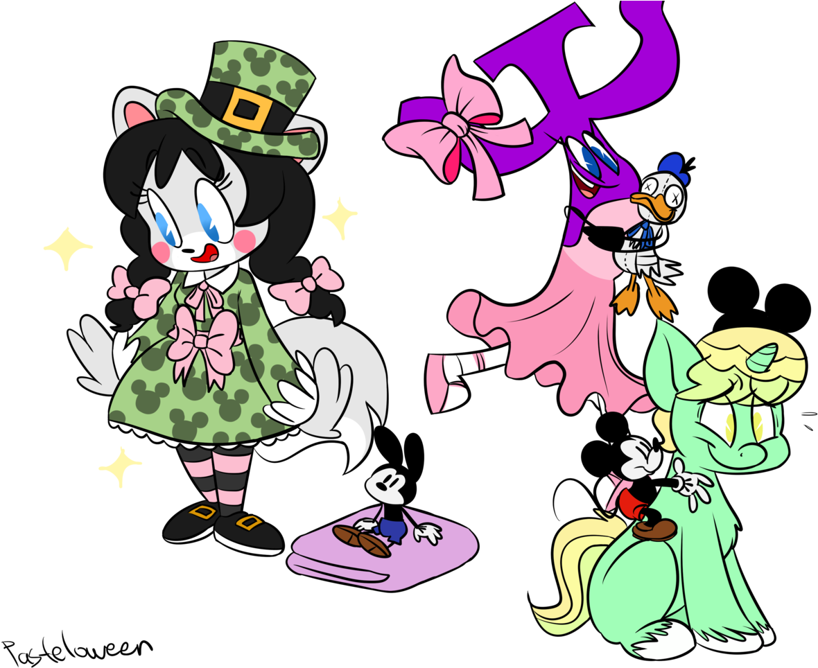 Pasteloween, Clothes, Commission, Disney, Doll, Donald - Mickey Mouse (1280x979), Png Download