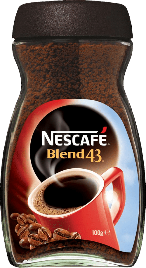 Free Png Coffee Jar Png Images Transparent - Nescafe Blend 43 150g (480x879), Png Download