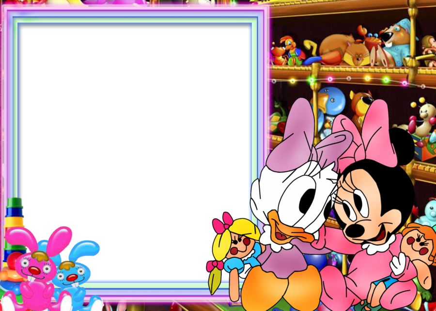 Disney Frames And Borders For Kids Clipart Mickey Mouse - Baby Disney Characters Clipart (900x642), Png Download