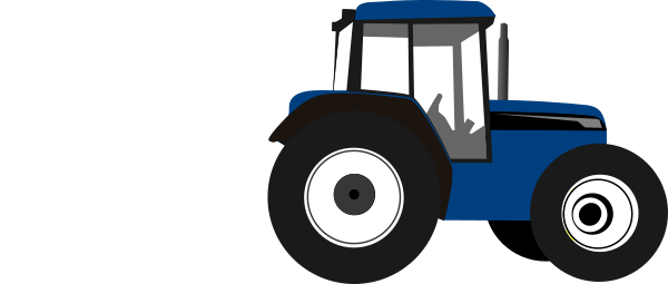 Tractor Clip Art (600x255), Png Download