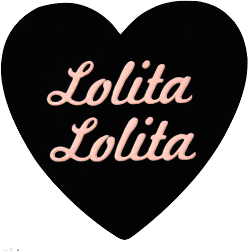 Png Sticker Tumblr Edit Lolita Black - Lolita Tumblr Sticker (500x550), Png Download