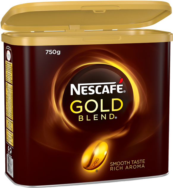 A Globally Renowned Brand Of High Quality Hot Drinks - Nescafe Gold Blend 750g (600x676), Png Download