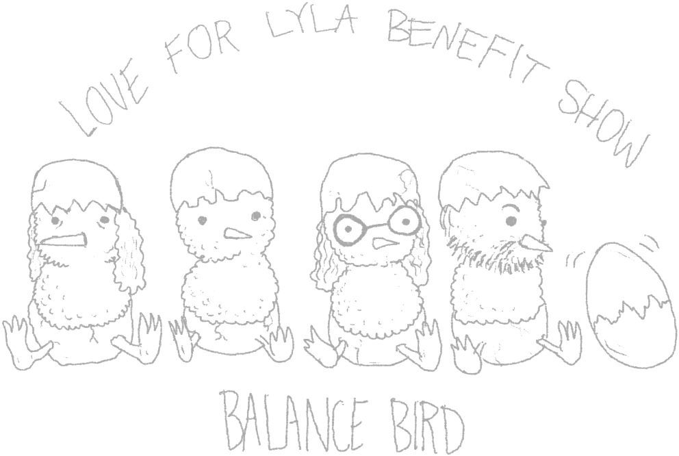 4 Birds Love For Lyla White Background - Portable Network Graphics (1000x904), Png Download