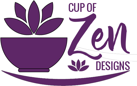 Cup Of Zen Designs - Digital Paper (600x411), Png Download